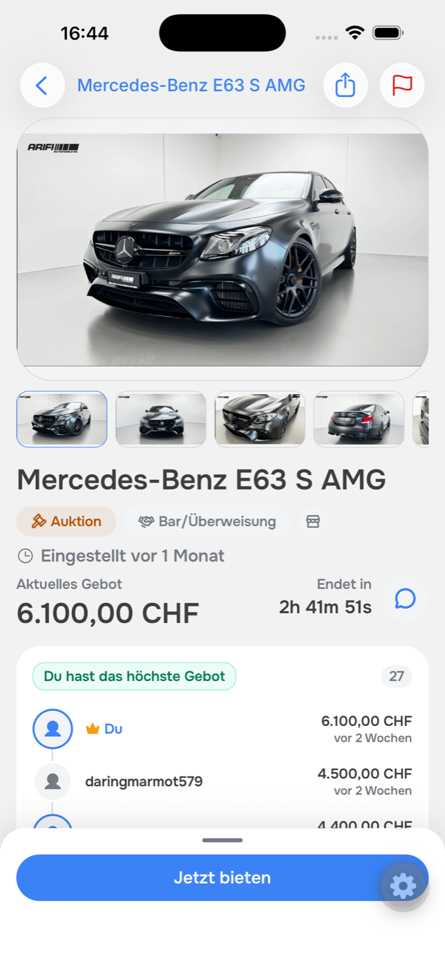 Auktionen ohne Sniping-Frust.